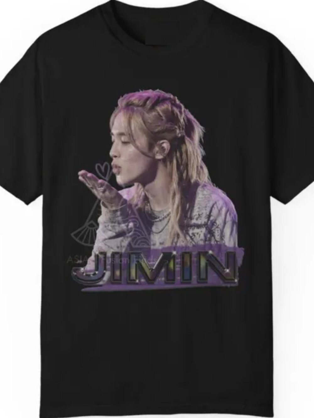 BTS Jimin Inspired Braided Hair Arirang Concert Graphic Tee, Jimin Bias Shirt